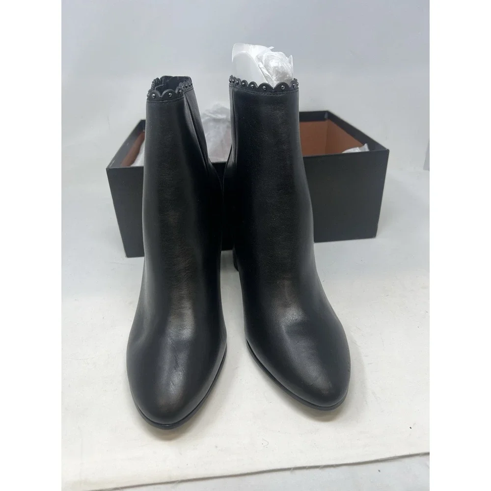 New In Box Coach Terence‎ Soft Shine Black Bootie Size 9.5M